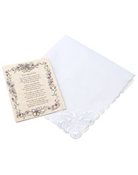 Ladys Embroidered Handkerchief