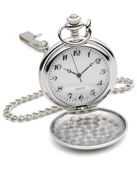 Silver-plated Pocket Watch