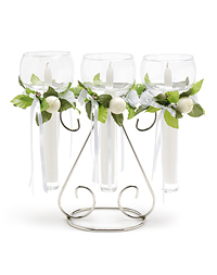 Triple Floating Candle Centerpiece