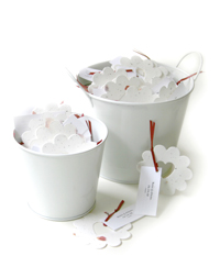 Bucket of Love Seed Favors