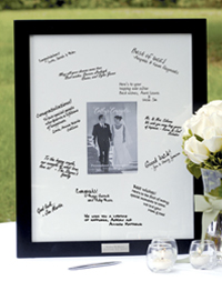 Personalized Guest Book Frame