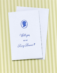 Will You Be My Ring Bearer Card