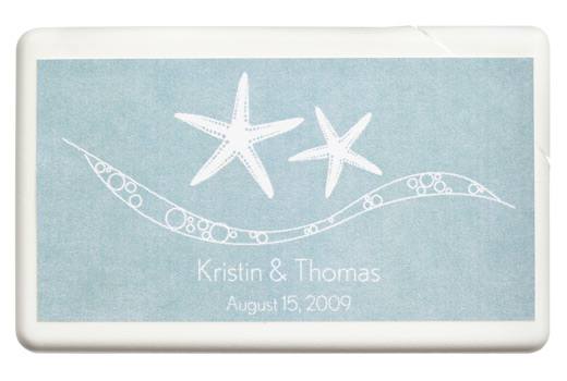 Personalized Boxed Mints Starfish Blue 