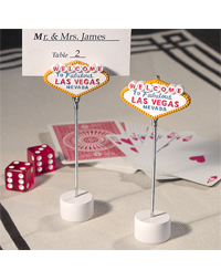 Las Vegas Themed Place Card Holder