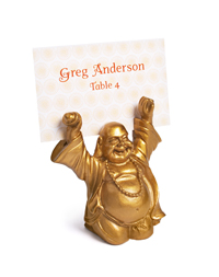 Buddha Place Card Holder - Gold