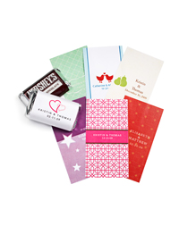 Personalized Mini Chocolate Labels<br>- NEW DESIGNS!