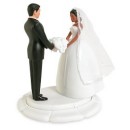 interchangeable bride and groom cake topper 